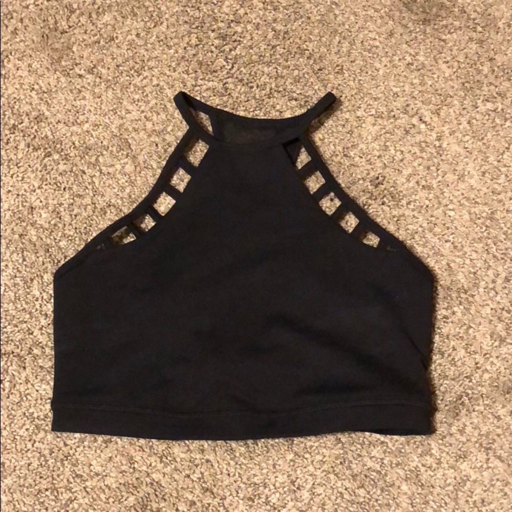 Crop sports bra